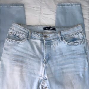 Light blue skinny jeans